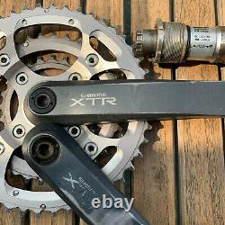 Shimano XTR M952 175mm Cranks Crankset with Bottom Bracket Crank Set Mountain Bike
