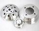 Small Block Ford Mustang 351w-302 Serpentine Aluminum Pulley Kit Crank, Water, Alt