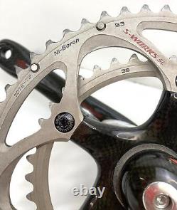 Specialized S-Works FACT Carbon bicycle CRANKSET 175mm 53/39 10-11 speed BB30