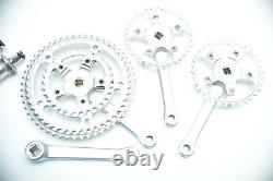 Stronglight 170 MM Tandem 53/48/32t English 34.8x24 Crank Set 9/16 Edco Comp Bb
