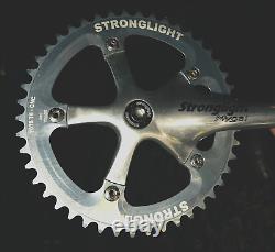 Stronglight Mygal Track Crank Set Track Fixie Or Double 46t Ring 1/8 170 New