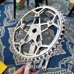 Stronglight Super Competition Mod. 57 Cranks Set 1950s Alex Singer Herse