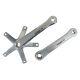 Sugino 75 Njs Track Crank Arm Set 170mm / 144bcd Silver