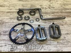 Sugino Crank Set Spider Chainring Tange Bottom Bracket Old School Bmx Vintage