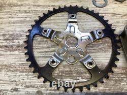 Sugino Crank Set Spider Chainring Tange Bottom Bracket Old School Bmx Vintage