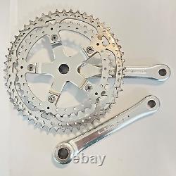 Sugino GT Crank Set Chrome Old School BMX 170 mm Double 110 BCD Drillium
