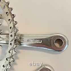 Sugino GT Crank Set Chrome Old School BMX 170 mm Double 110 BCD Drillium