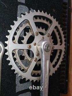 Sugino Super Maxy Crank Set 180mm Forged Alloy Silver Square Taper