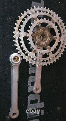 Sugino Super Maxy Crank Set 180mm Forged Alloy Silver Square Taper