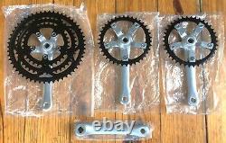 Sugino XP Tandem Cranksets NOS 80s Full Bike 170mm Triple Hidden Bolt Rare Japan