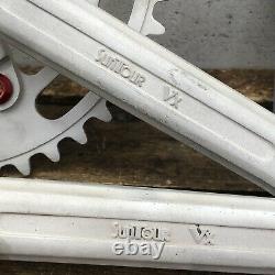 Suntour Vx Crank Set RAW 43t Chain Wheel 3pc Old School BMX New Bolts