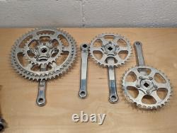 TA CRANK SET -TANDEM- 170mm ARMS TRIPLE SPROCKETS COMPLETE SET WITH BB's