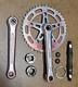 Team Schwinn 170mm Red Bmx Alloy Crank Arm Set Spindle Bb Cups Sugino Vintage