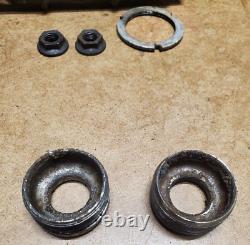 TEAM SCHWINN 170mm Red BMX Alloy Crank Arm Set Spindle BB Cups Sugino Vintage