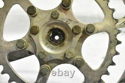 T. A. Specialites Crank Set Silver BCD80-6 175mm 52/36T France Race Road Charity