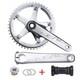 Track Or Road Bike Crankset 48/49t Fixed Gear Bicycle Single Chainwheel Cranks