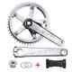 Track Or Road Bike Crankset 48/49t Fixed Gear Bicycle Single Chainwheel Cranks
