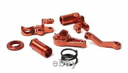 Traxxas Slash 4x4 4wd Red Aluminum Steering Linkage Bell Crank Set Servo Saver