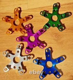 Tune Crankstar Spider Big Foot Fast Foot Crank MTB Crank Arms Set Retro Road