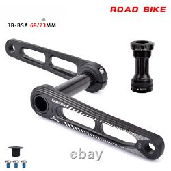Ultralight Road Bike Crankset 170mm Aluminum Alloy Hollow Bicycle Crank Set New