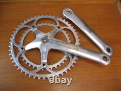 VINTAGE CAMPAGNOLO C-RECORD 175mm 52/39T SQUARE TAPER CRANK SET