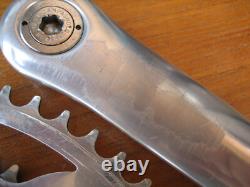 VINTAGE CAMPAGNOLO C-RECORD 175mm 52/39T SQUARE TAPER CRANK SET
