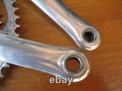 VINTAGE CAMPAGNOLO C-RECORD 175mm 52/39T SQUARE TAPER CRANK SET