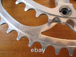 VINTAGE CAMPAGNOLO C-RECORD 175mm 52/39T SQUARE TAPER CRANK SET