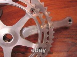 VINTAGE CAMPAGNOLO RECORD 170L 52/42T STRADA FLUTED CRANK SET 35 x 1 FRENCH BB