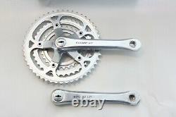 VINTAGE SUGINO VP 170mm 5 BOLT 48/38/28T TRIPLE CRANK SET Steel chainrings