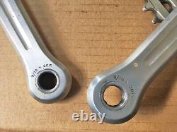 Vintage 1970s CAMPAGNOLO RECORD CRANK SET 170mm 52/42t Fluted Strada