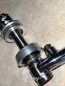 Vintage 1996 Diamond Back Reactor Team BMX 180mm 3 Piece tubular crank set