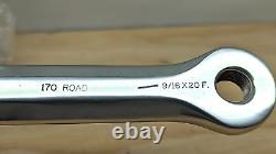 Vintage Avocet silver 170mm crank set NOS