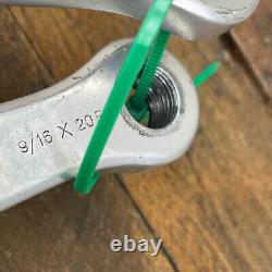 Vintage Campagnolo 150 mm Crank Set 3 Arm Alloy Double Strada 1970s Italy Eroica