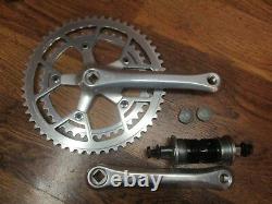 Vintage Campagnolo 170l 116 Bcd 53/42t Crank Set & English Bottom Bracket