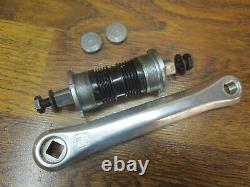 Vintage Campagnolo 170l 116 Bcd 53/42t Crank Set & English Bottom Bracket