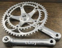 Vintage Campagnolo C Record RoadBike CRANKS 175mm 52t39t Chainrings Tour Bicycle
