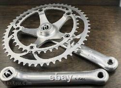 Vintage Campagnolo C Record RoadBike CRANKS 175mm 52t39t Chainrings Tour Bicycle