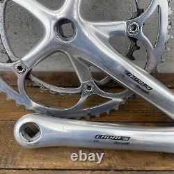 Vintage Campagnolo Chorus Crank Set Double 175 mm 135 BCD Italy Race Eroica A2