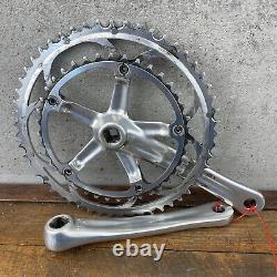 Vintage Campagnolo Chorus Crank Set Double 175 mm 135 BCD Italy Race Eroica A2