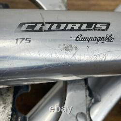 Vintage Campagnolo Chorus Crank Set Double 175 mm 135 BCD Italy Race Eroica A2