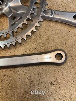 Vintage Campagnolo Crank Set 170 mm 116 BCD Double 42/52 Fits Victory Triomphe
