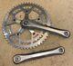Vintage Campagnolo Crank Set 170 Mm 116 Bcd Double 42/53 Fits Victory Triomphe