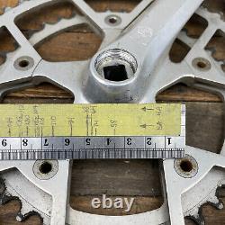 Vintage Campagnolo Crank Set 170 mm 116 BCD Double Fits Victory Triomphe A3