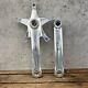Vintage Campagnolo Crank Set 170 Mm Double Square Taper 135 Bcd Italy Eroica