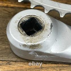 Vintage Campagnolo Crank Set 172.5 mm Double 135 BCD 39T 52T Rings Alloy Race