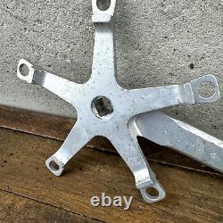 Vintage Campagnolo Gran Sport Crank Set 144 Silver 170 mm Double Race Bike