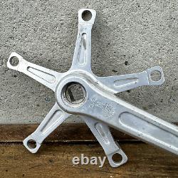 Vintage Campagnolo Gran Sport Crank Set 144 Silver 170 mm Double Race Bike