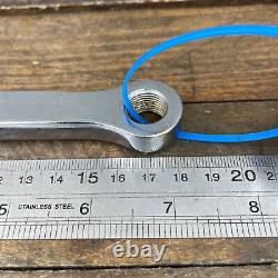 Vintage Campagnolo Gran Sport Crank Set 3 Arm Steel Double Campy Italy Eroica A4