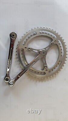 Vintage Campagnolo Gran Sport TIPO Steel Crank Set 3 Arm